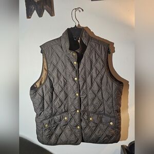 Eddie Bauer Quilted Brown Vest for Women Size 2X